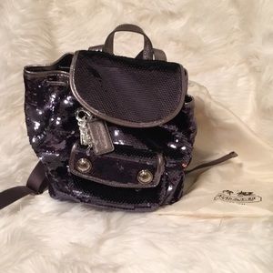 Coach Special Edition Sequin Small Backpack